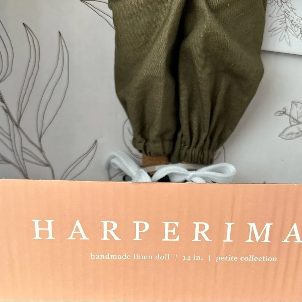 HarperIman Ashton Handmade Doll 14” Linen Petite Collection NEW with box
